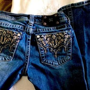 Miss me dark wash denim